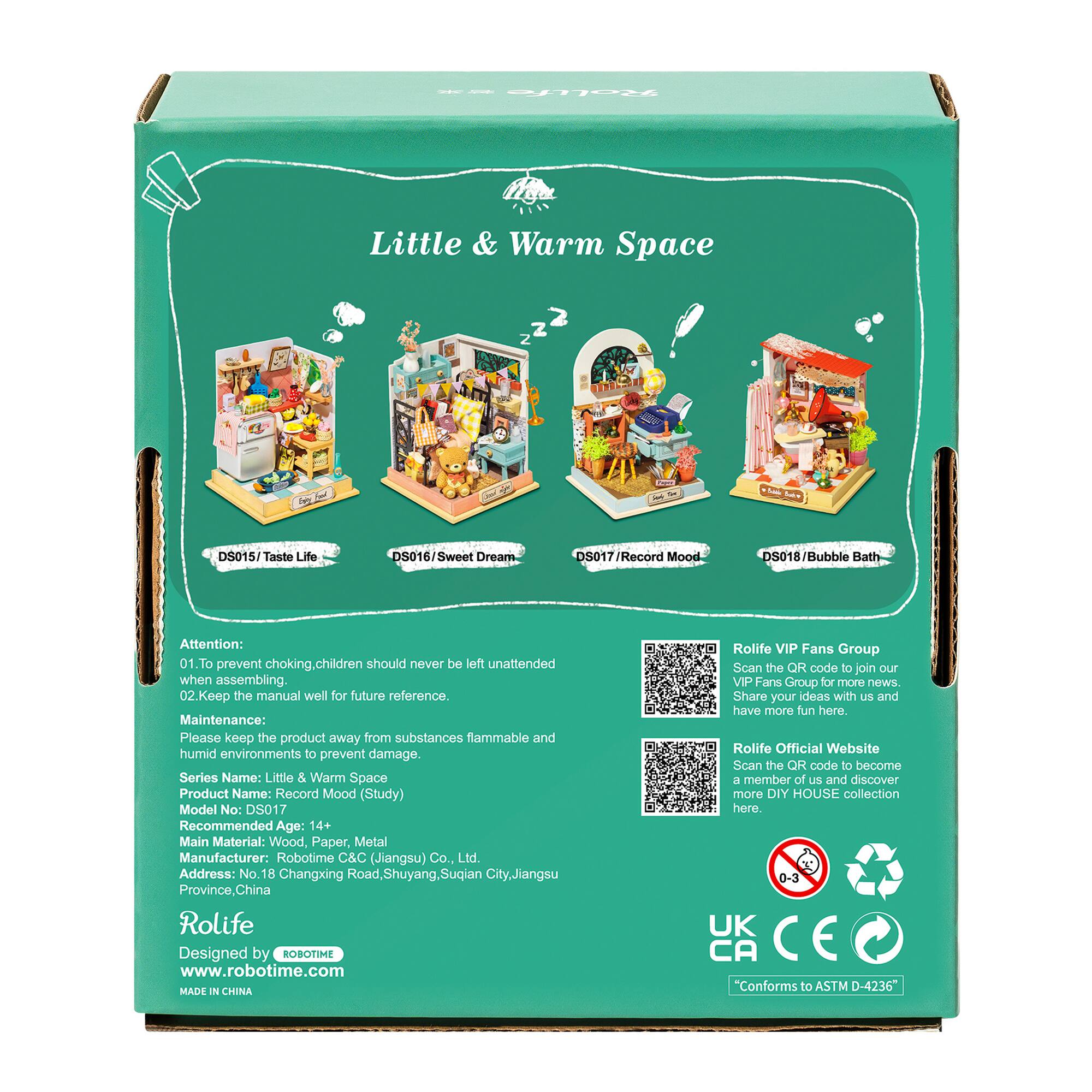 Rolife® Record Mood DIY Miniature Kit